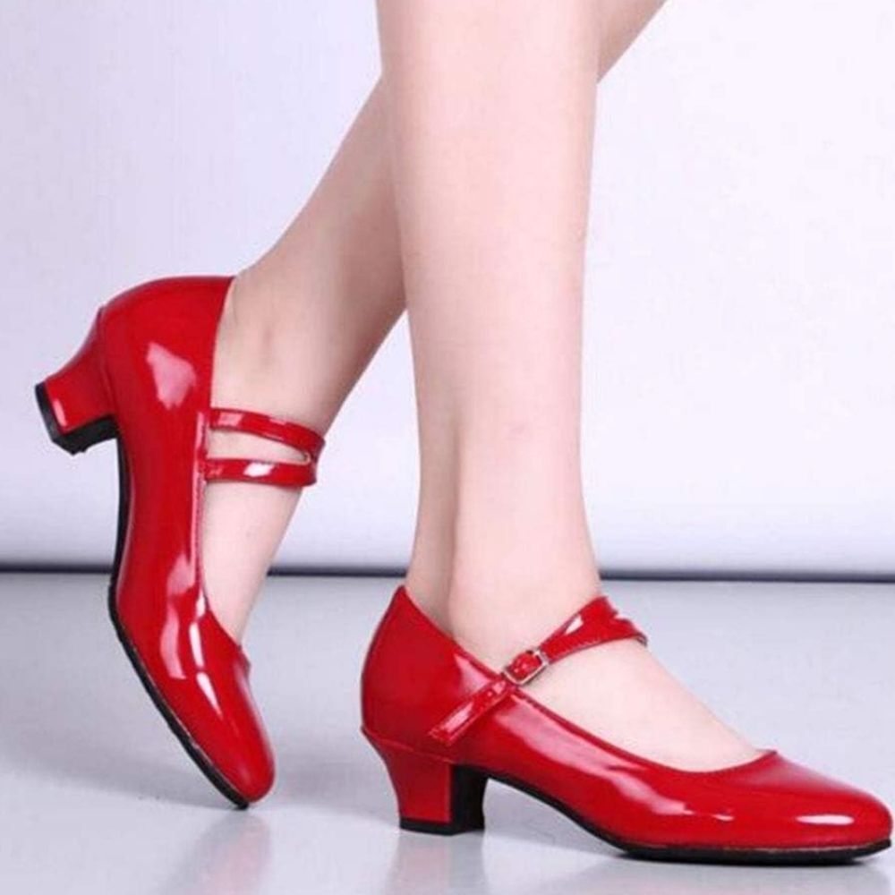 BRAND NEW FOREVER CHUNKY MARY JANE  BLOCK HEELS ANKLE STRAP PUMPS